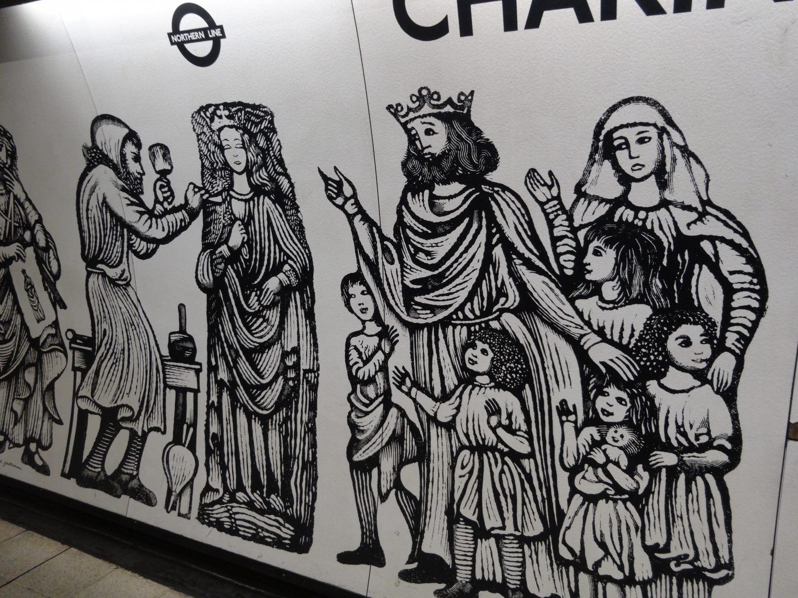 photo of Charing Cross underground mural - 4 of 5