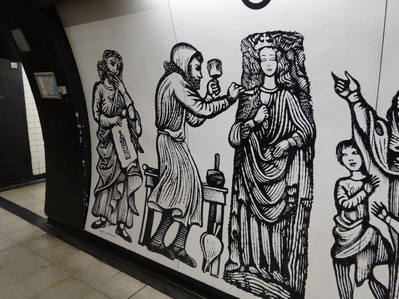 photo of Charing Cross underground mural - 5 of 5