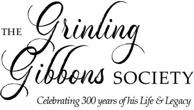 calling card for the Grinling Gibbons Society