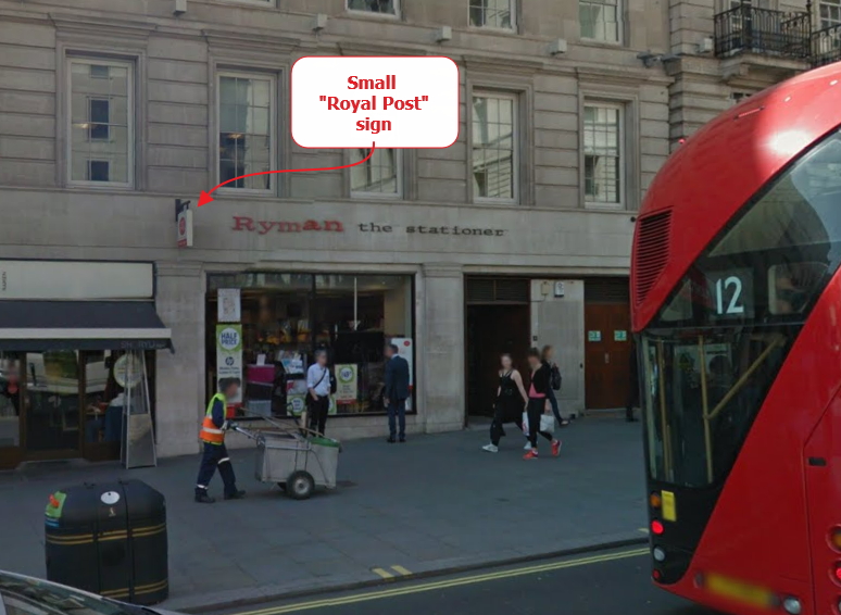 photo of Regent Street store front