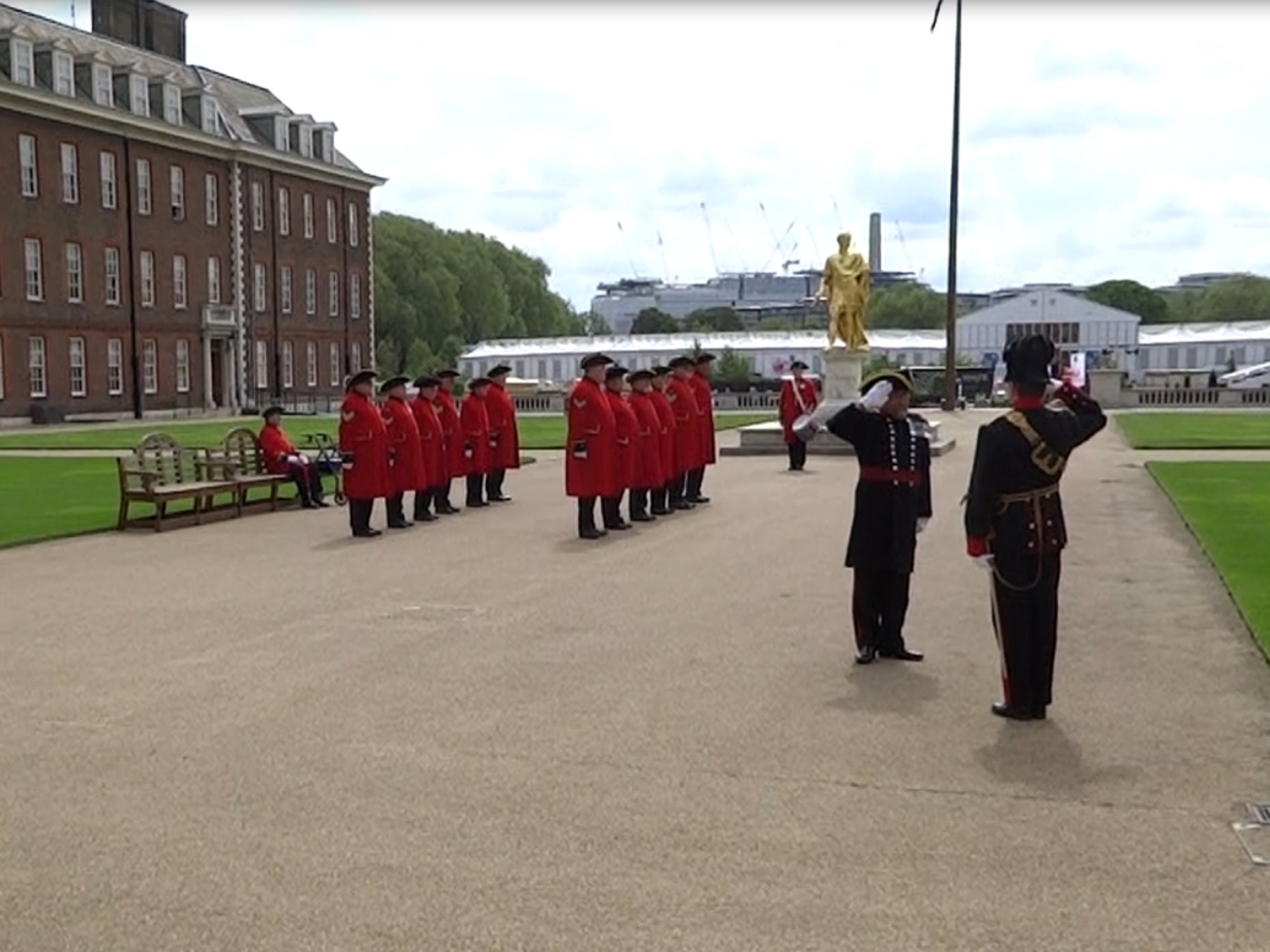 photo of the pensioners parade