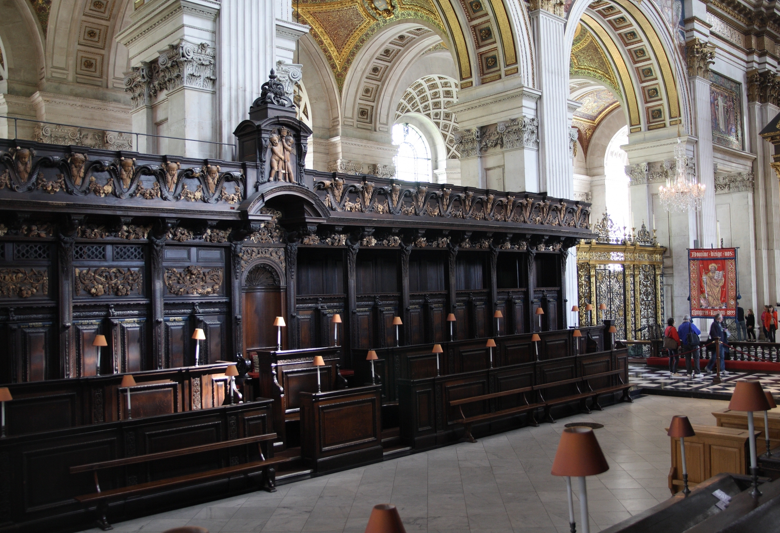 photo of the north choir stalls - please do not copy